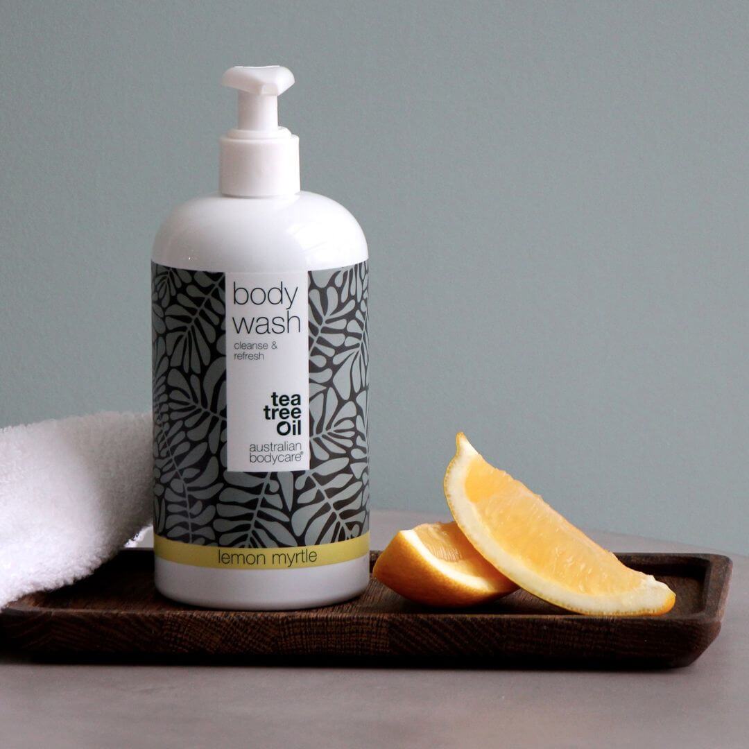 4 w cenie 3 Tea Tree Body Wash 500 ml Lemon Myrtle — specjalna oferta - Pakiet 4 Body Wash (500ml): Tea Tree Oil Lemon Myrtle
