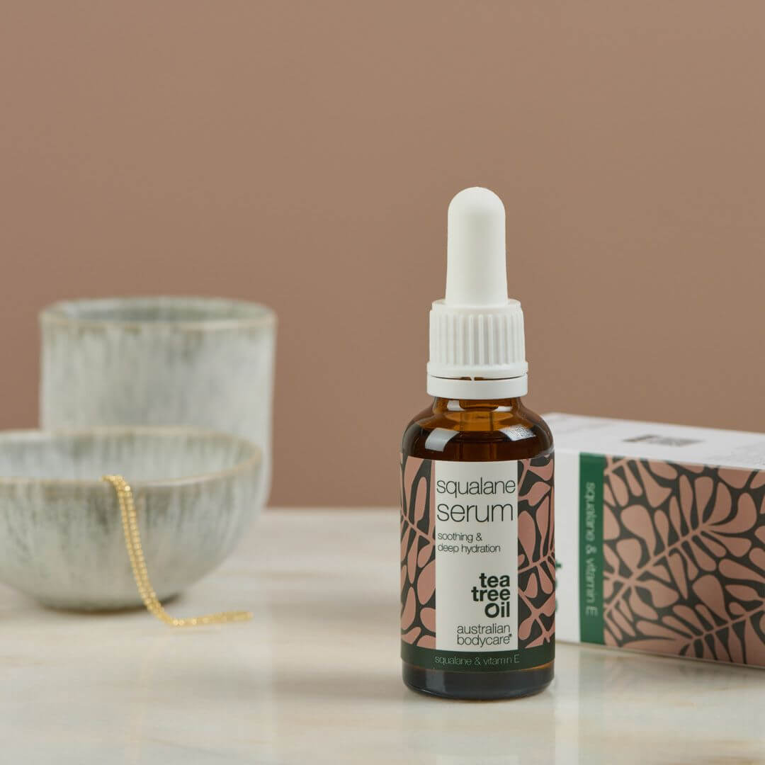 Zestaw na swędzącą i bardzo suchą skórę twarzy - 3 produkty nawilżające: płyn do mycia twarzy, serum ze skwalanem i krem