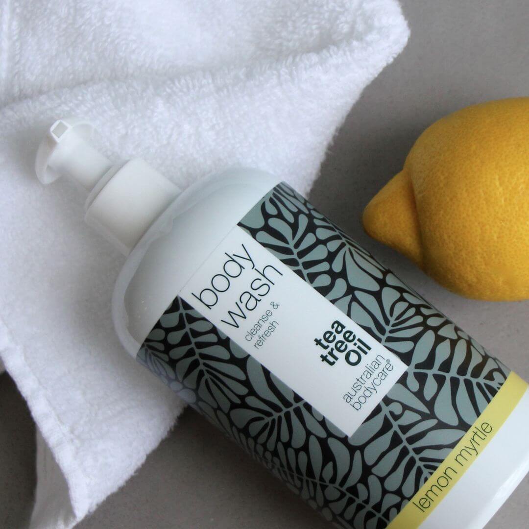 4 w cenie 3 Tea Tree Body Wash 500 ml Lemon Myrtle — specjalna oferta - Pakiet 4 Body Wash (500ml): Tea Tree Oil Lemon Myrtle