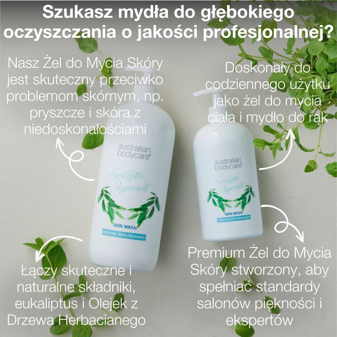 Eukaliptusowy płyn do mycia ciała - Profesjonalny płyn do mycia ciała z naturalnym olejkiem z drzewa herbacianego i eukaliptusa