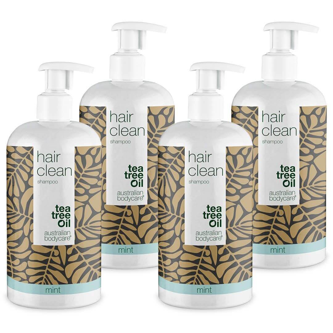 4 szampony Tea Tree 500 ml Mint za cenę 3 — oferta specjalna - Zestaw 4 szamponów (500 ml): Tea Tree Oil i Mint