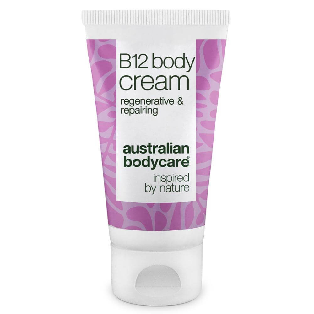 B12 Body Cream – Regenerujący Krem z Witaminą B12 — Nawilżający B12 Body Cream dla miękkiej, zrównoważonej skóry. Dla każdego.