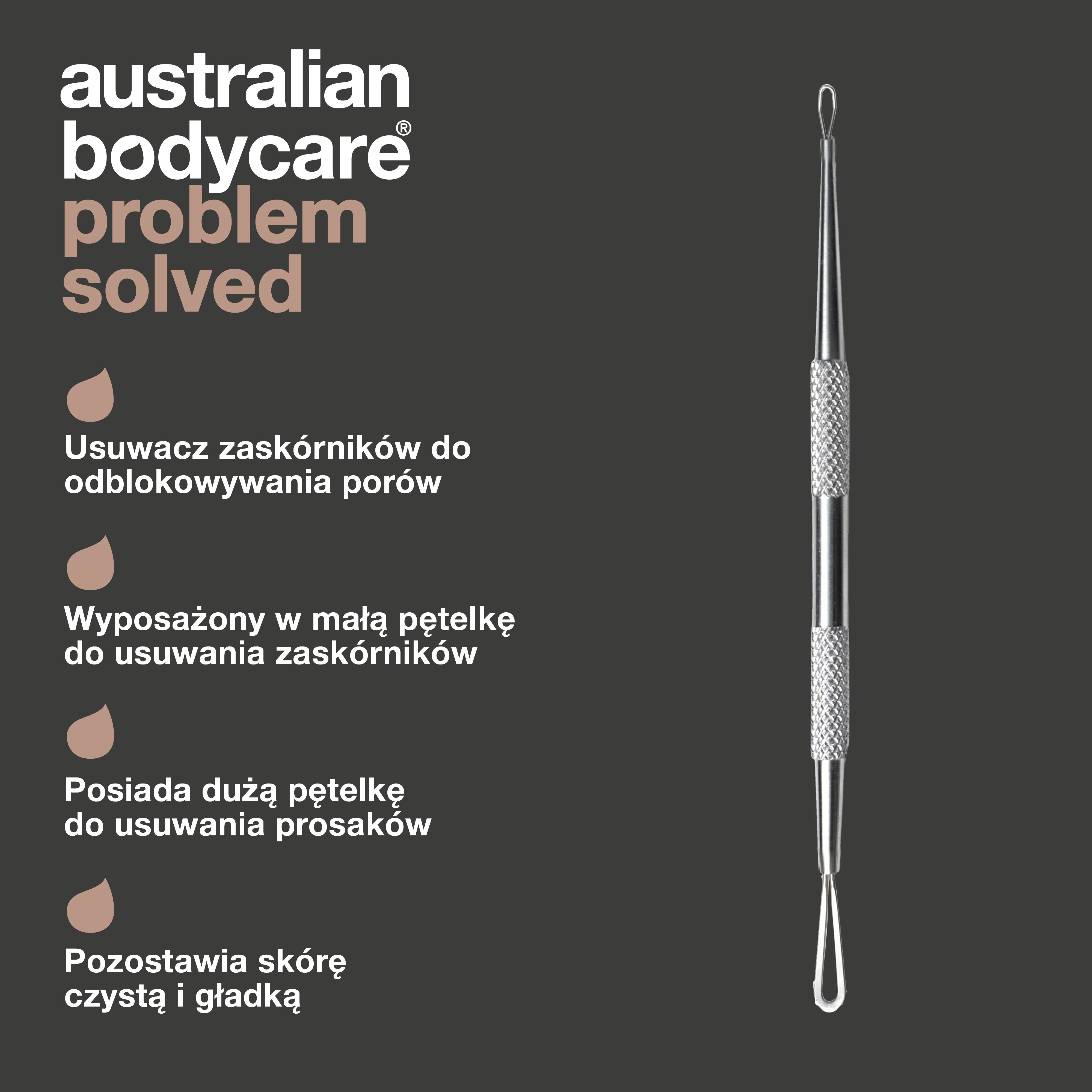 Australijski środek do usuwania zaskórników do ciała – pozbądź się zaskórników