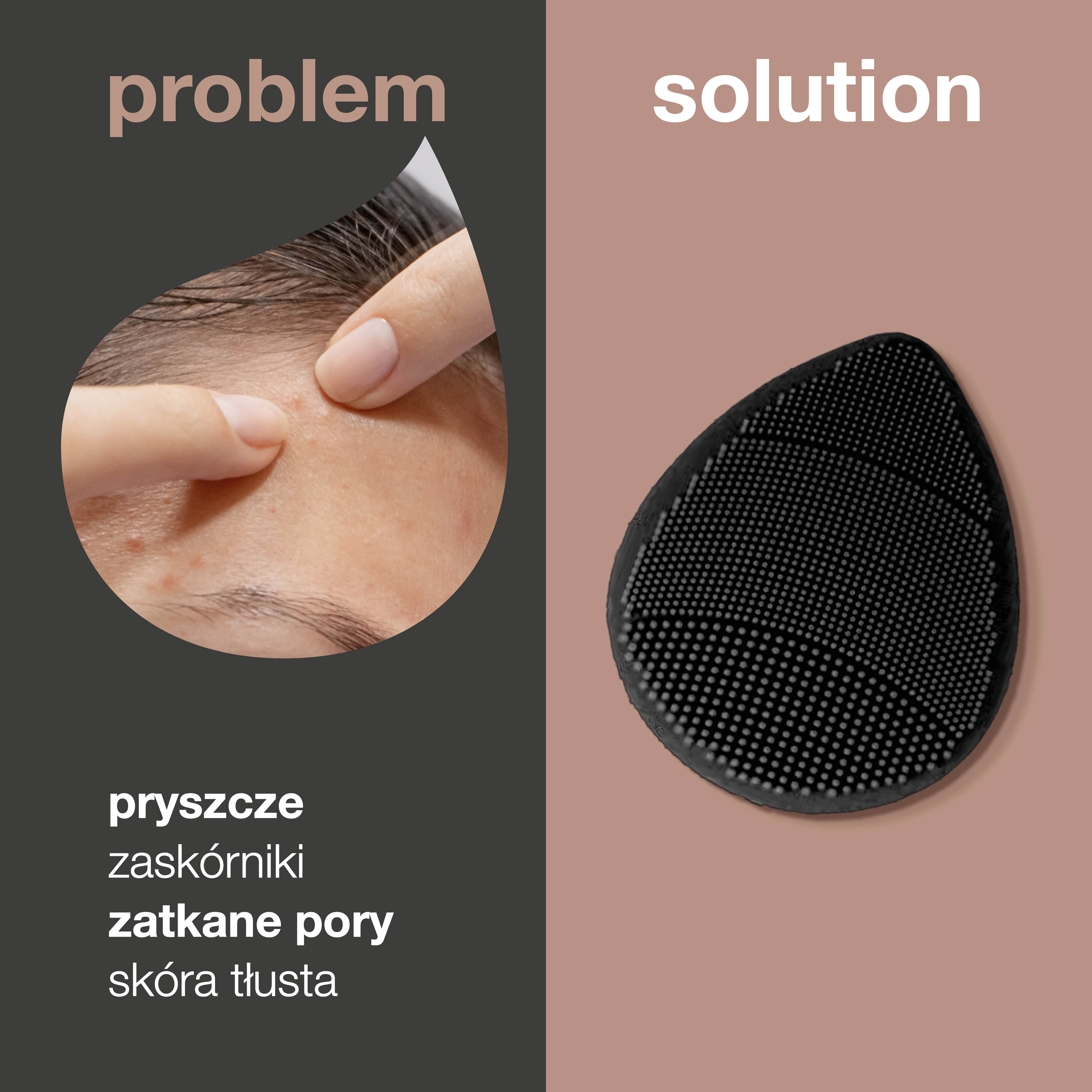 Szczotka do oczyszczania i złuszczania twarzy: Szczotka do codziennego oczyszczania i złuszczania twarzy