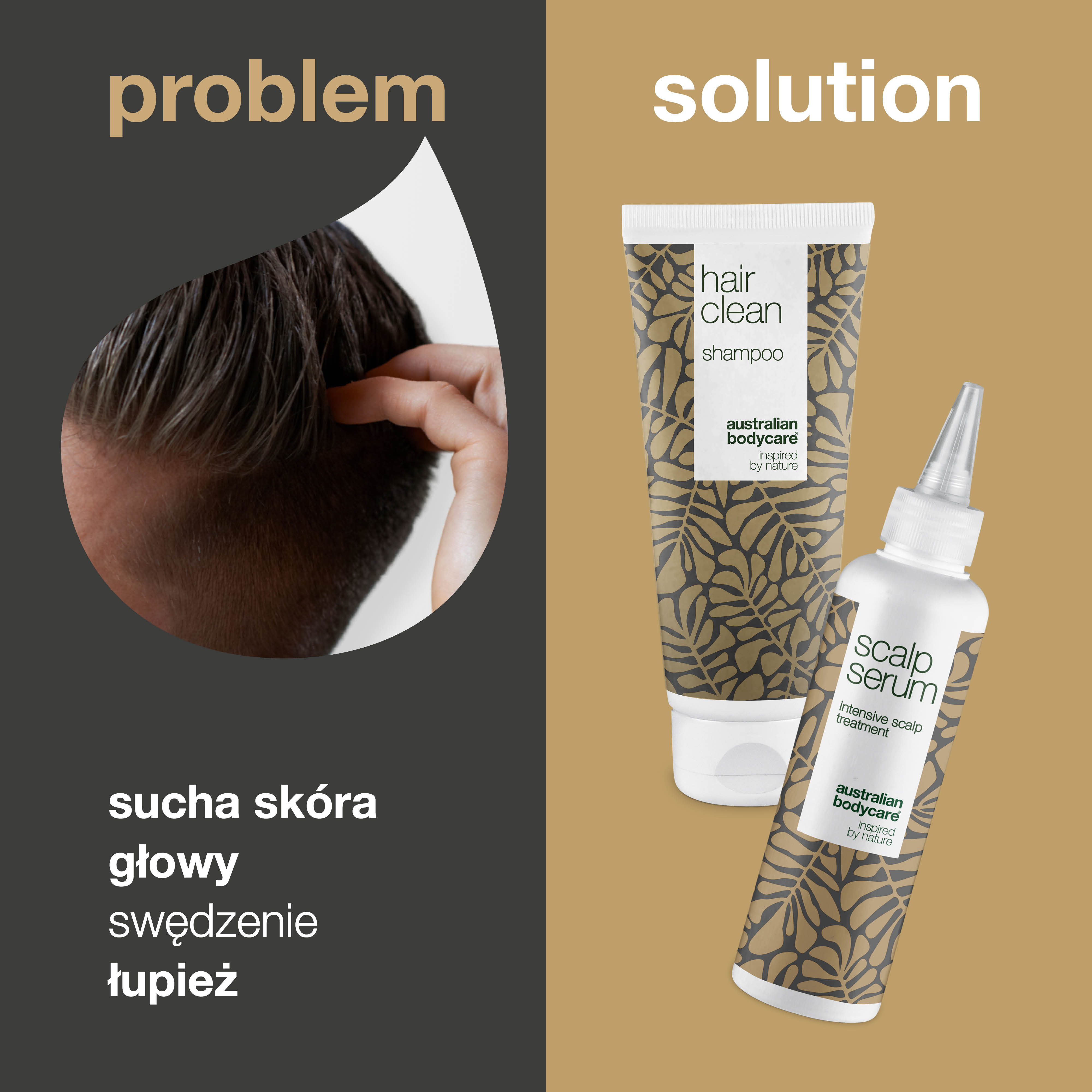 Zestaw na łupież, suchą i swędzącą skórę głowy — 2x Produkty na łupież, suchą i swędzącą skórę głowy