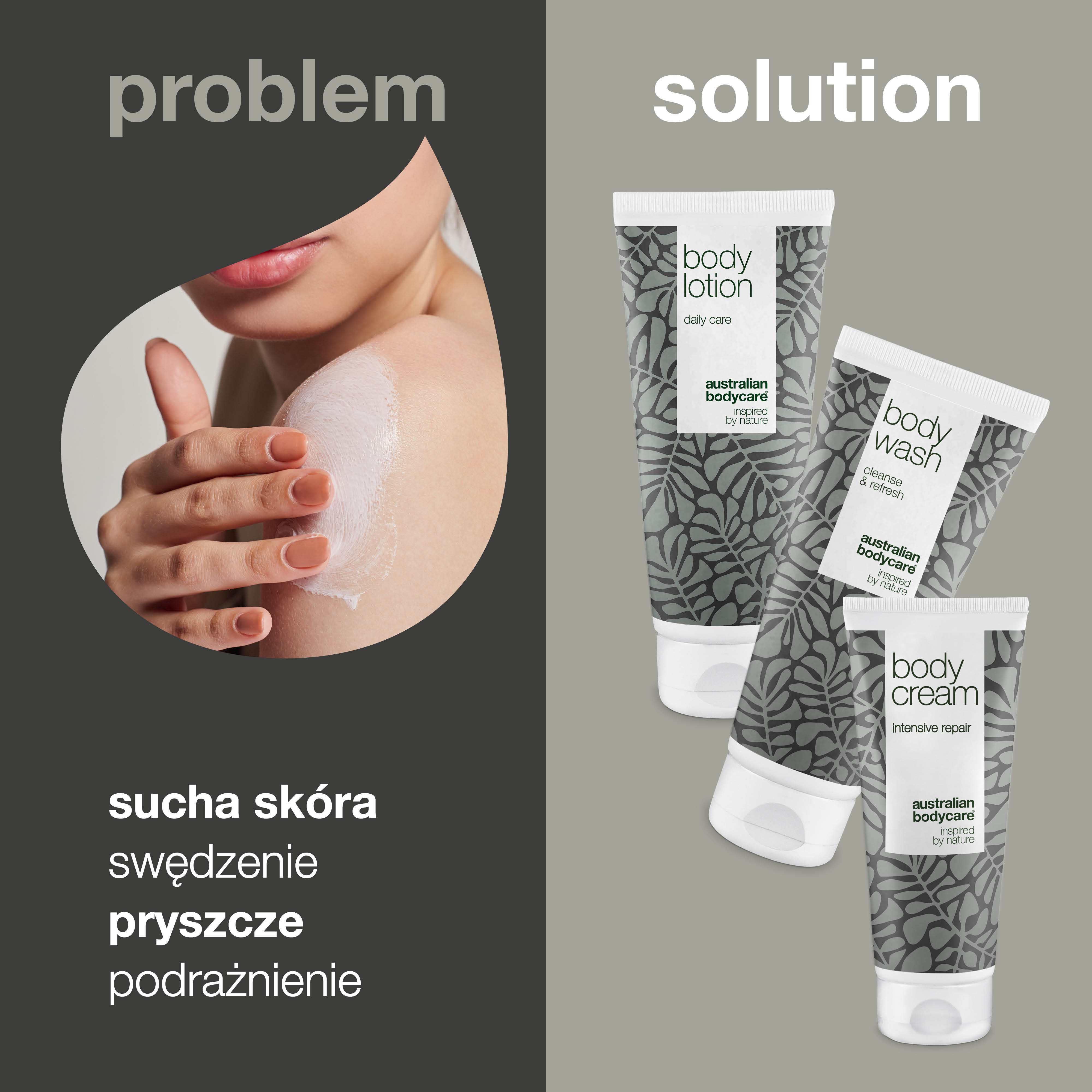 Zestaw do suchej skóry - 3 produkty do suchej skóry ciała