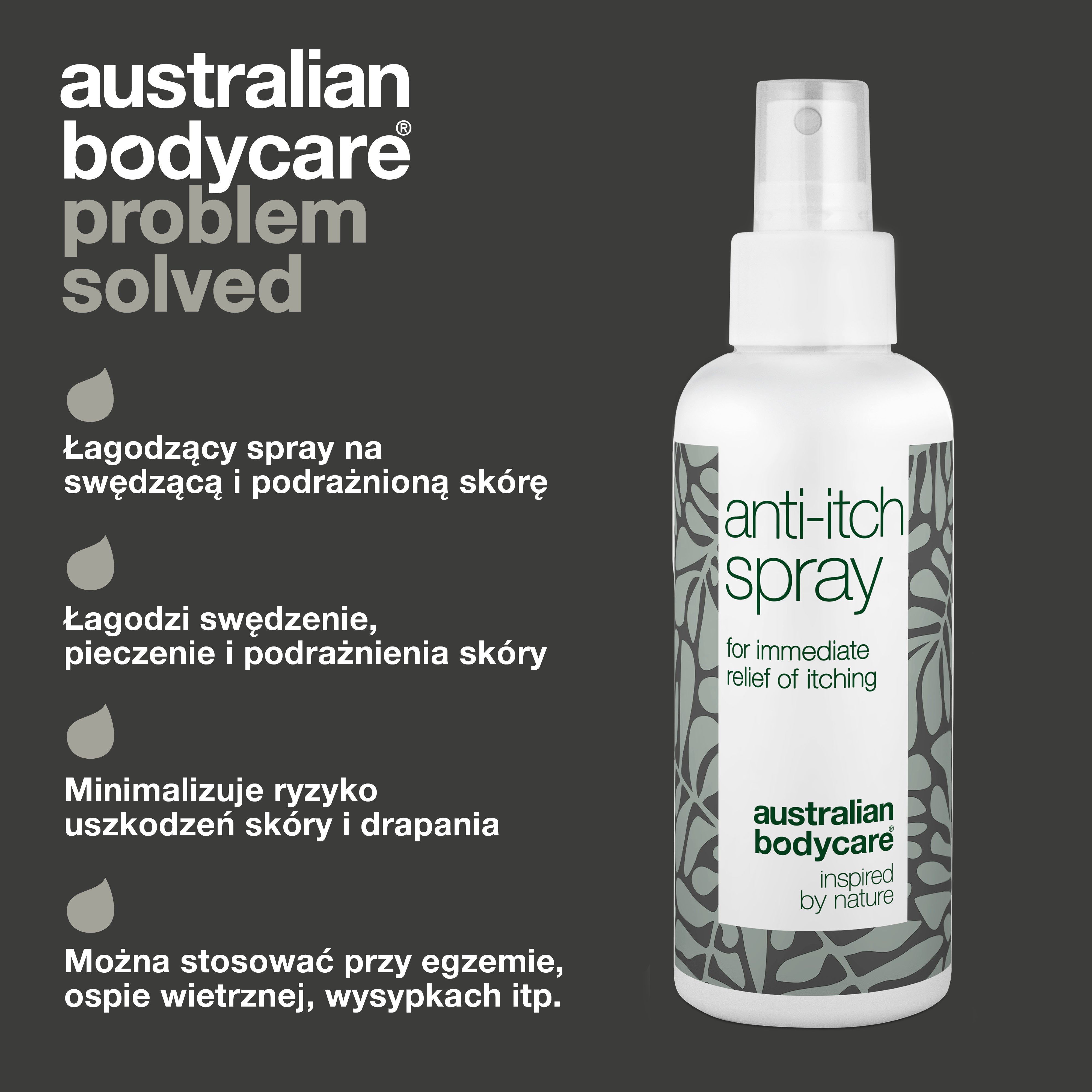 Spray z Olejkiem z Drzewa Herbacianego na Swędzenie Skóry, Nóg i