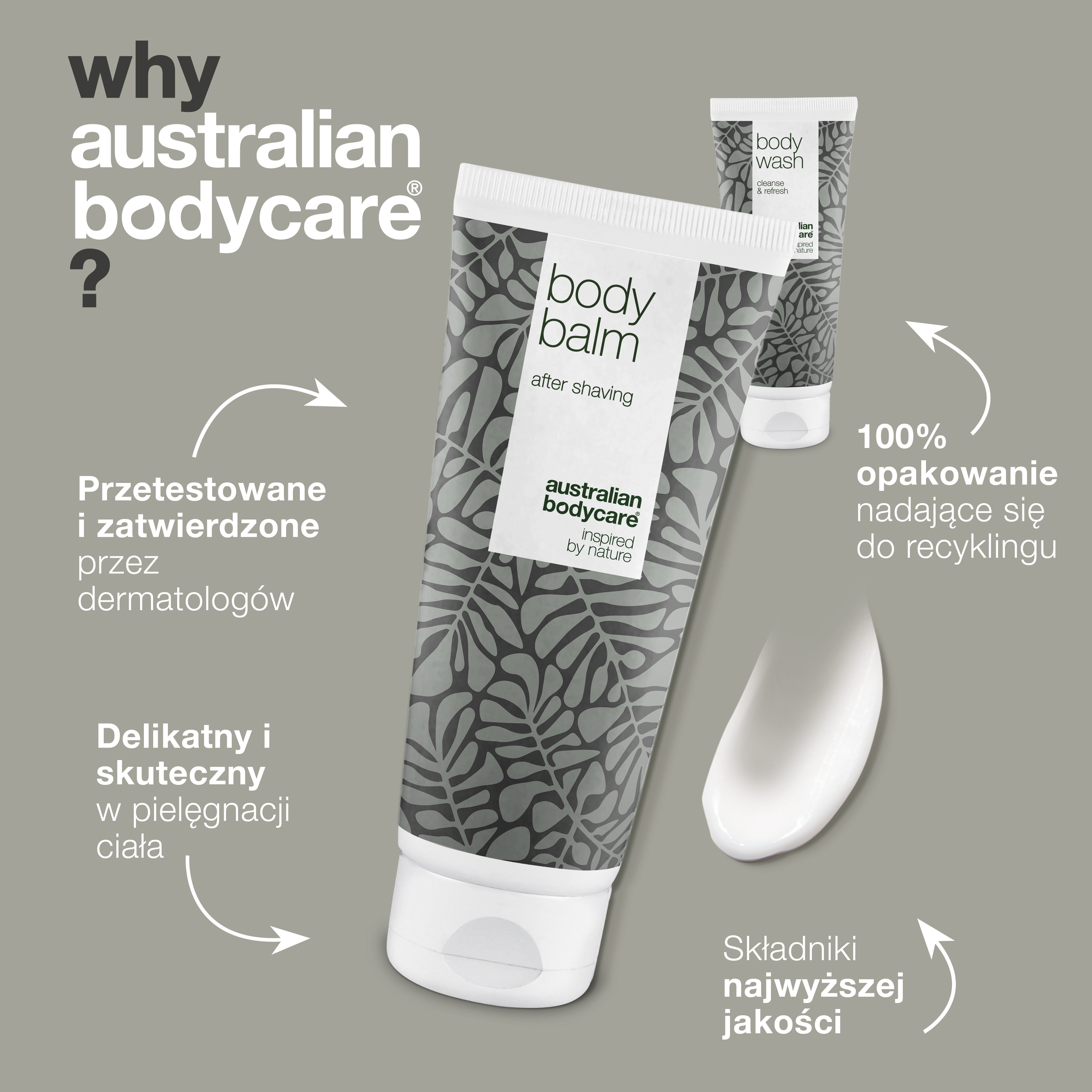 Pakiet pielęgnacyjny do golenia pod pachami - 2 produkty przeciw poparzeniom brzytwą pod pachami po depilacji
