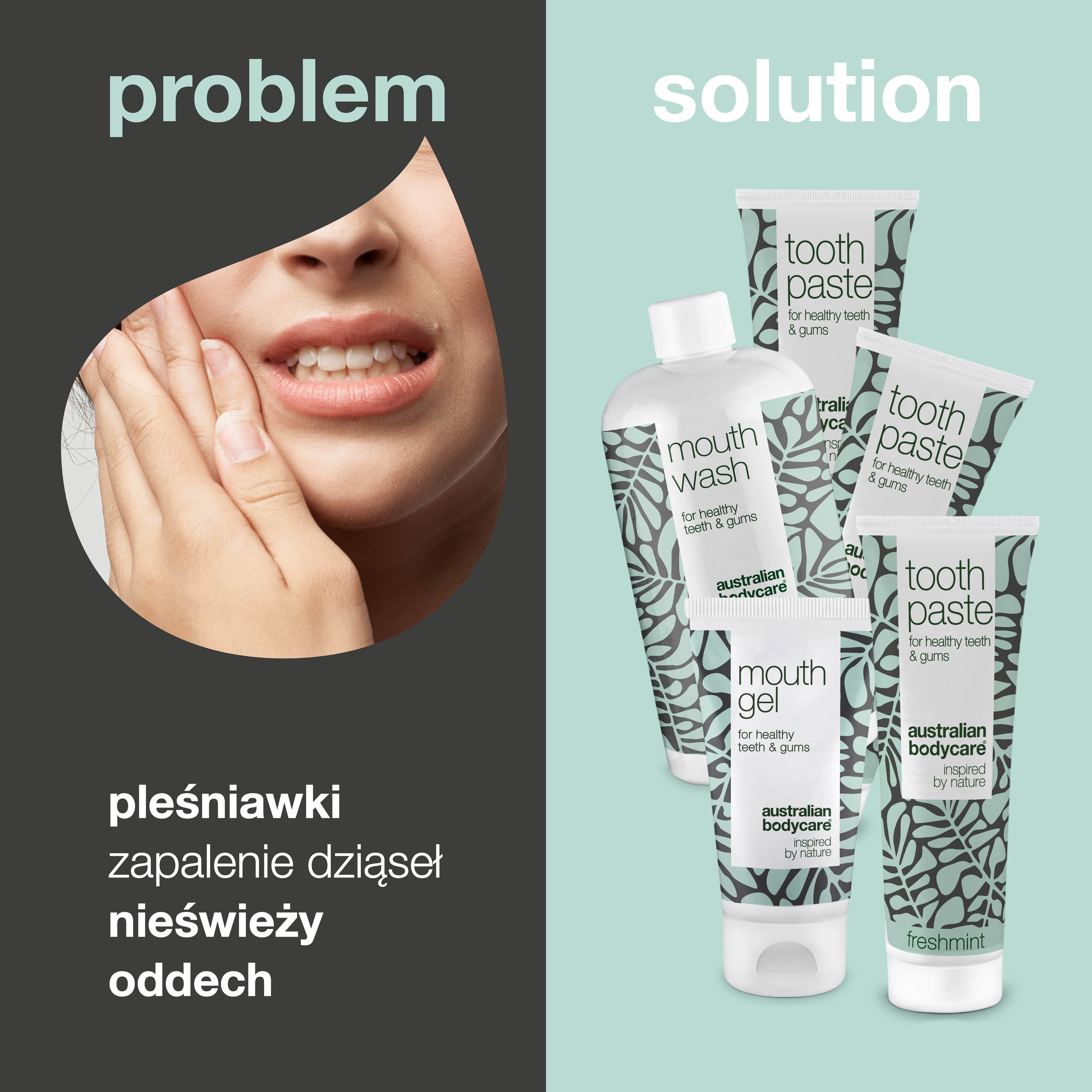5 produktów na bazie olejku z drzewa herbacianego do higieny jamy ustnej — Produkty do jamy ustnej do codziennego leczenia zapalenia dziąseł i kandydozy jamy ustnej