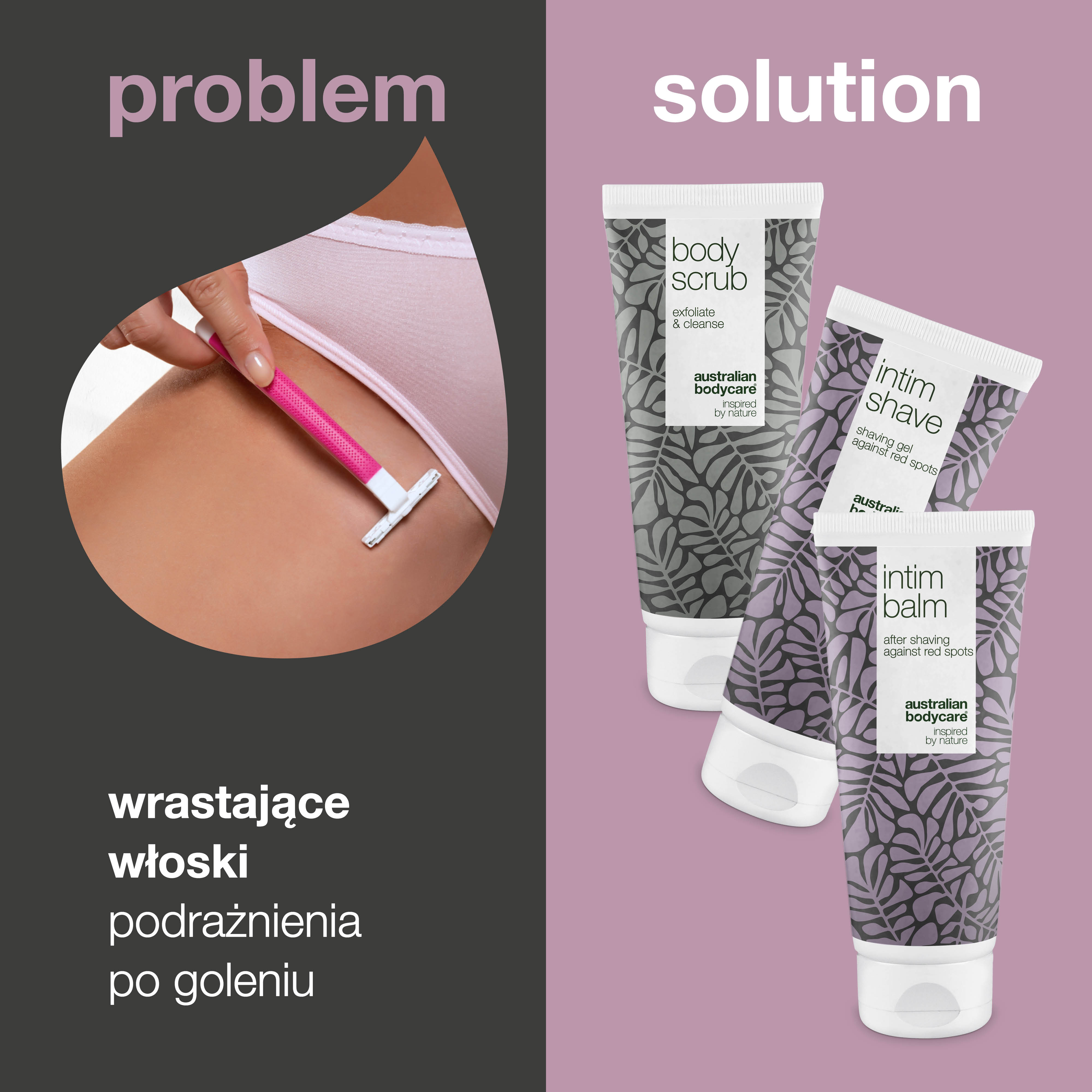 Golenie intymne bez wrastających włosków i poparzeń brzytwą - 3 produkty na oparzenia brzytwą i wrastające włoski powstałe po goleniu włosów łonowych
