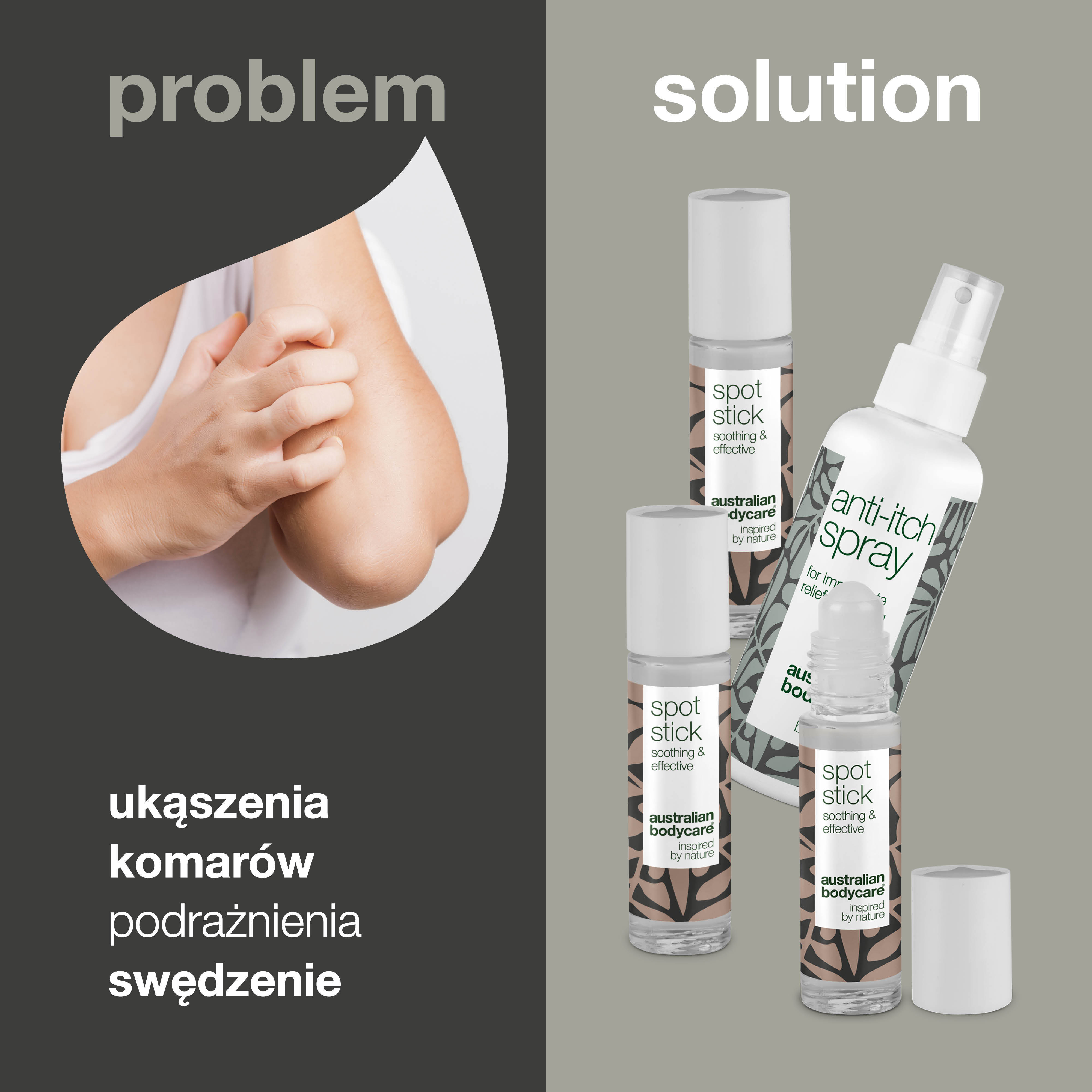 Zestaw do leczenia ukąszeń owadów i komarów: 4 produkty łagodzące podrażnienia spowodowane ukąszeniami owadów