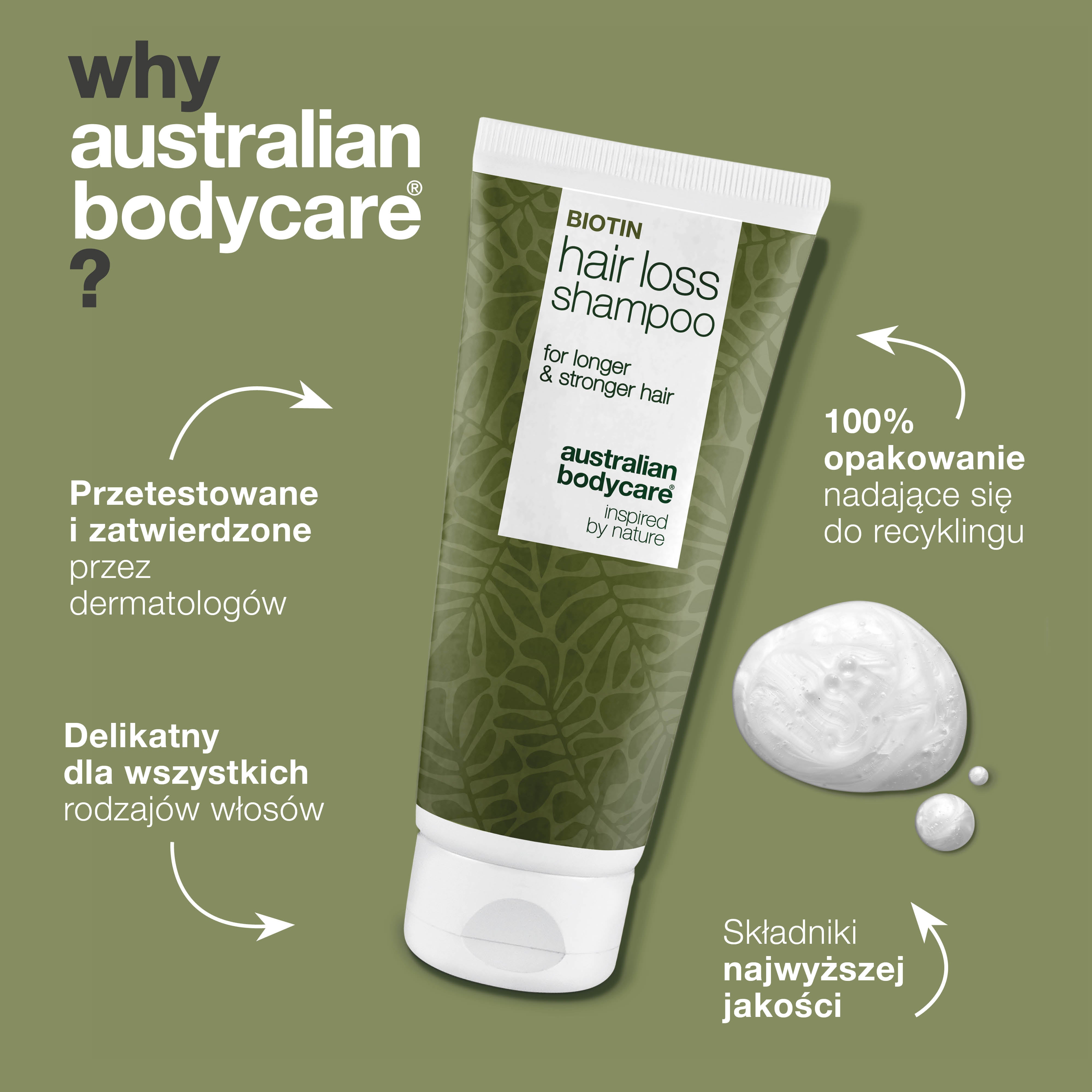 Szampon redukuje wypadanie i przerzedzanie włosów — Szampon redukuje wypadanie i wzmacnia słabe włosy dzięki biotynie, kofeinie i Capilia Longa, które rewitalizują skórę głowy i stymulują cebulki.