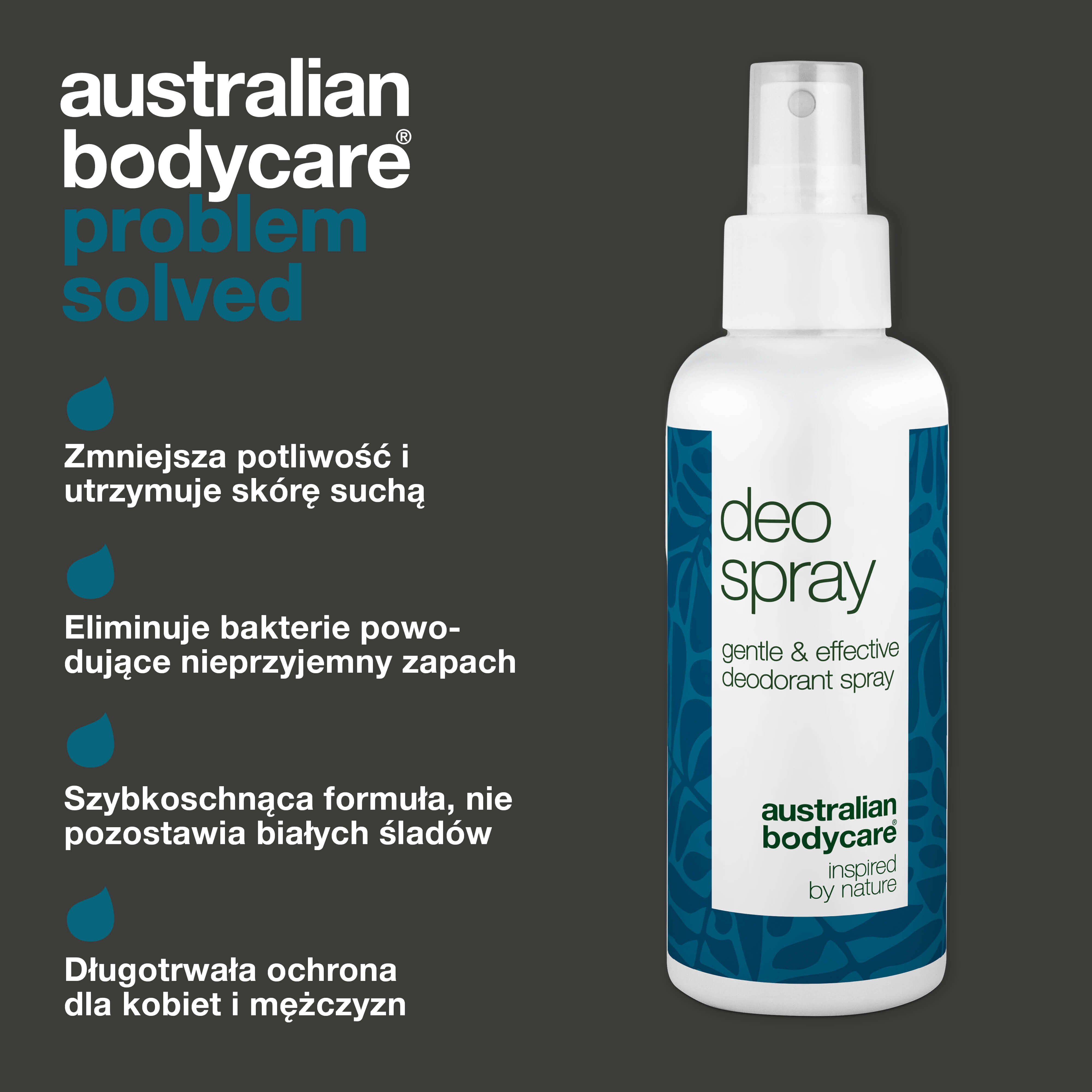 Antyperspirant Dezodorant w sprayu - zwalcza pot i nieprzyjemny zapach - Kontroluj pot i nieprzyjemny zapach dzięki temu długotrwałemu dezodorantowi w sprayu. Testowany dermatologicznie i odpowiedni dla każdego rodzaju skóry.