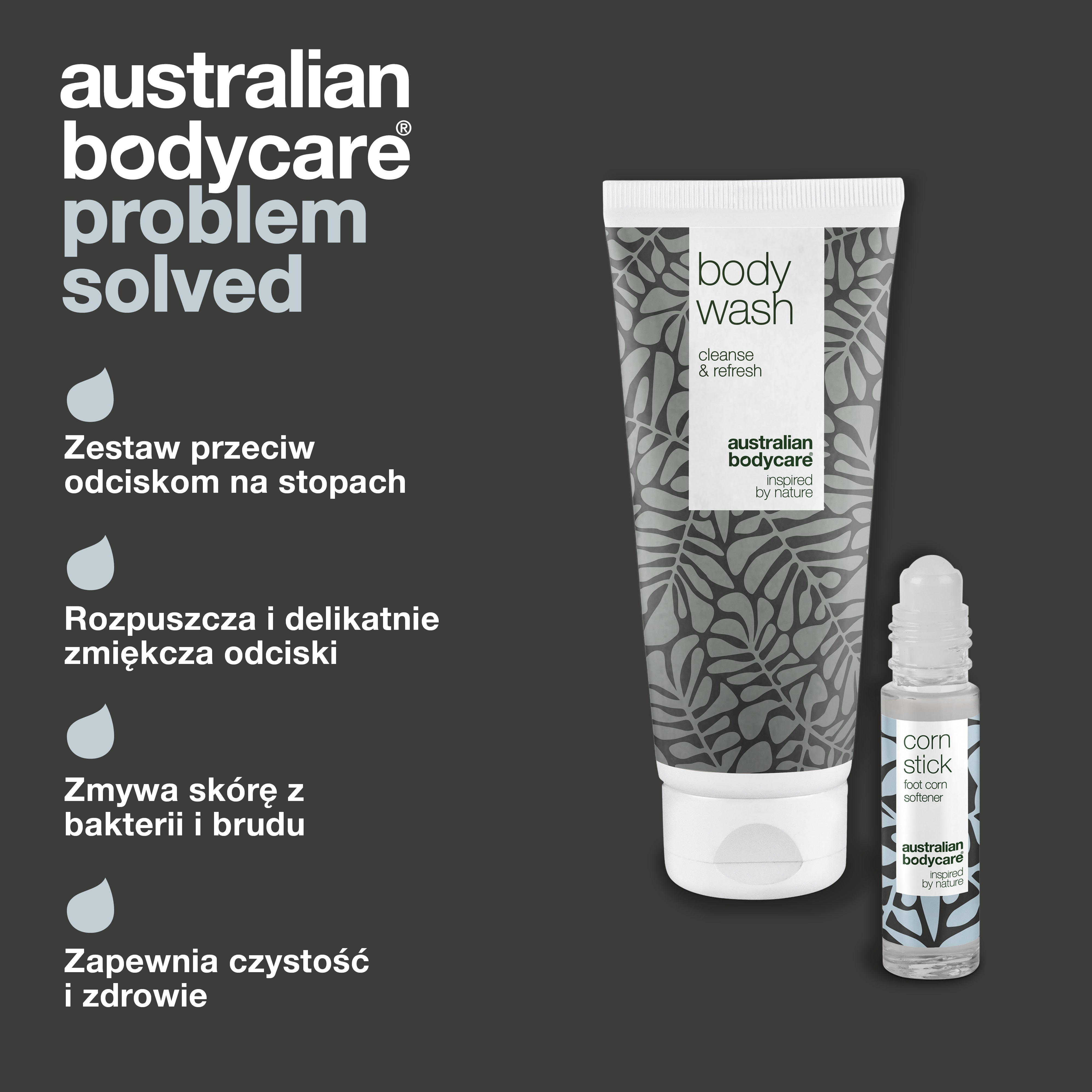 2 produkty na odciski stóp — 2 produkty na odciski i stwardniałą skórę stóp