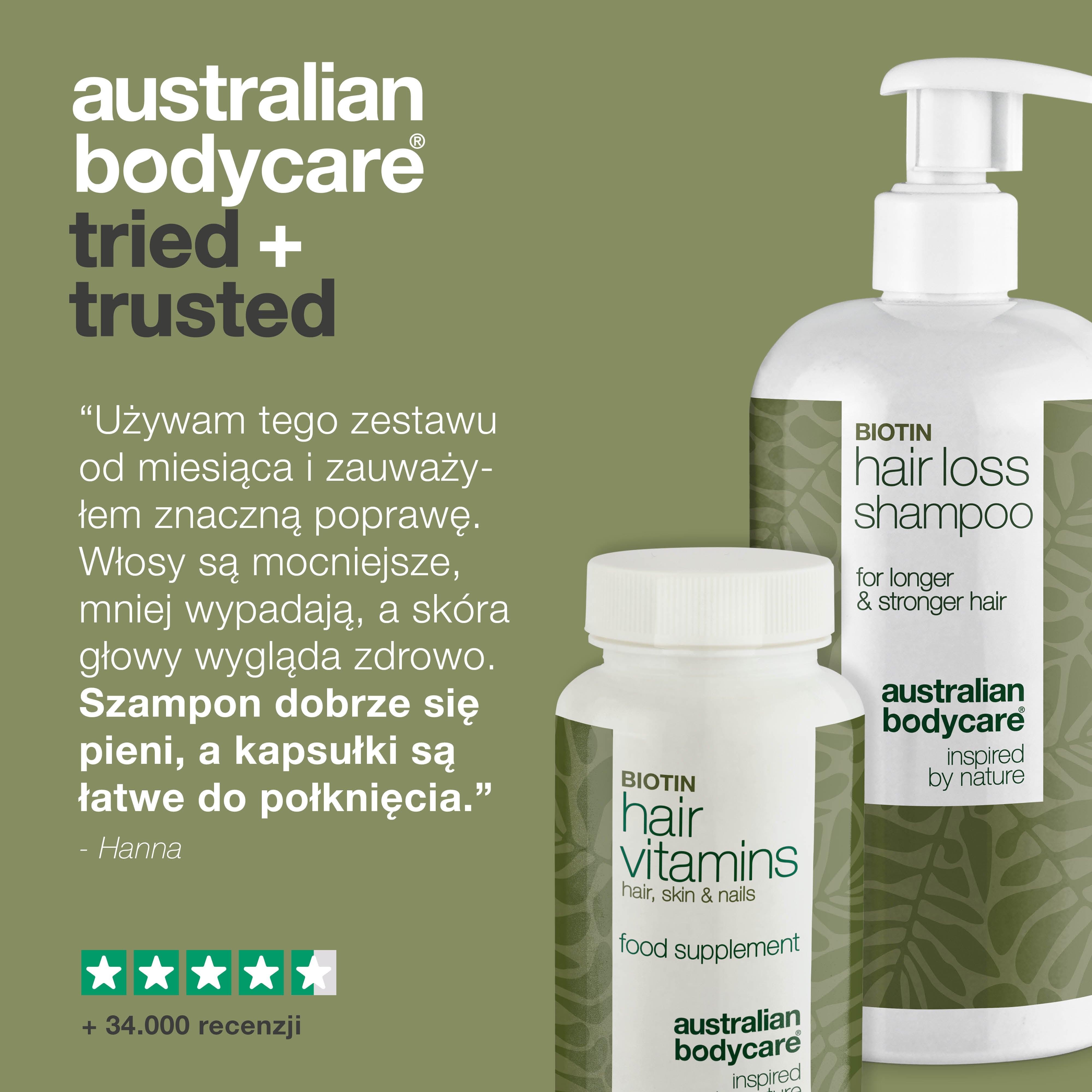 Szampon przeciw wypadaniu włosów i witaminy wspierające wzrost włosów — Produkty wzmacniające cienkie i zniszczone włosy