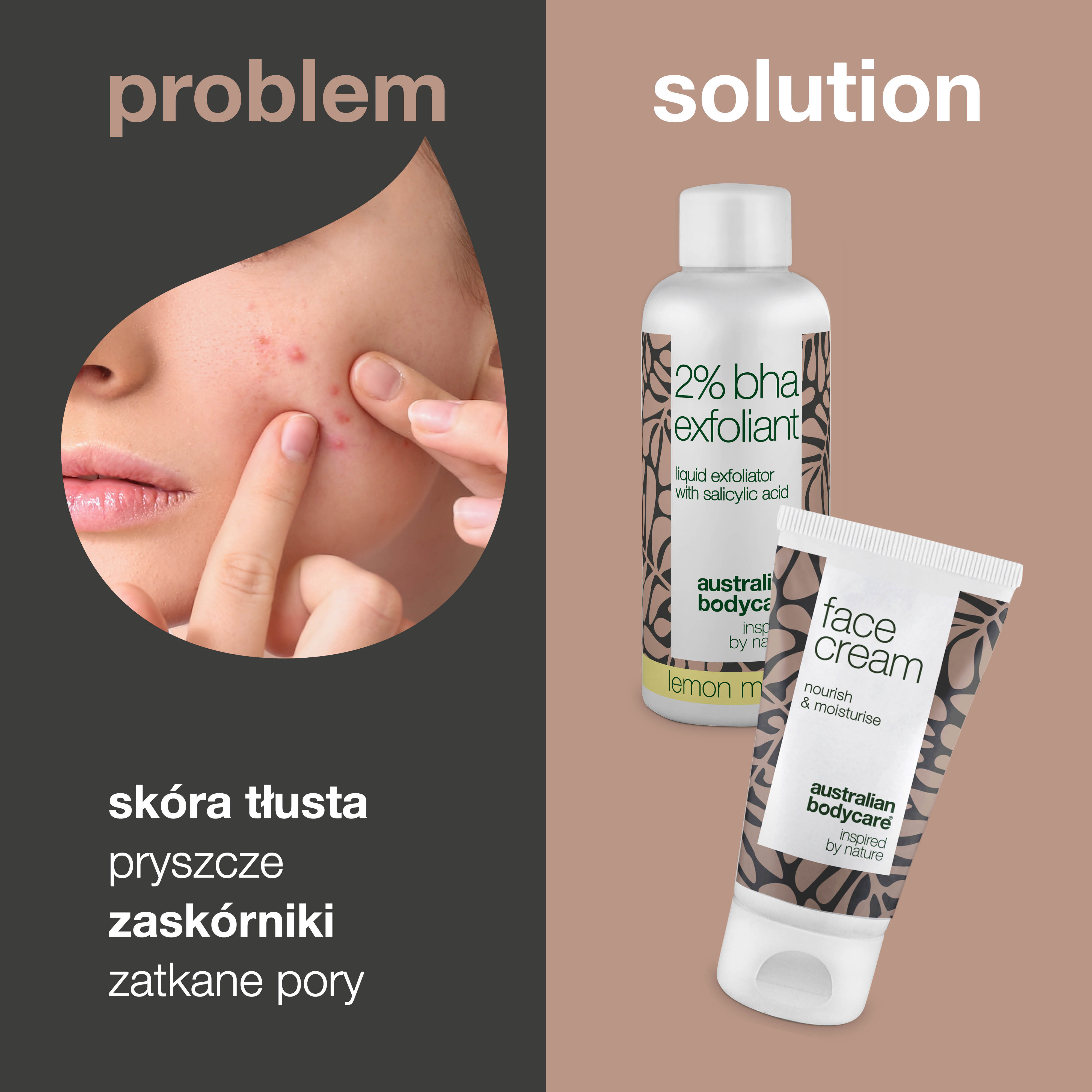 Zestaw peelingujący BHA T-Zone — Przeciwdziała i zapobiega przetłuszczaniu się skóry