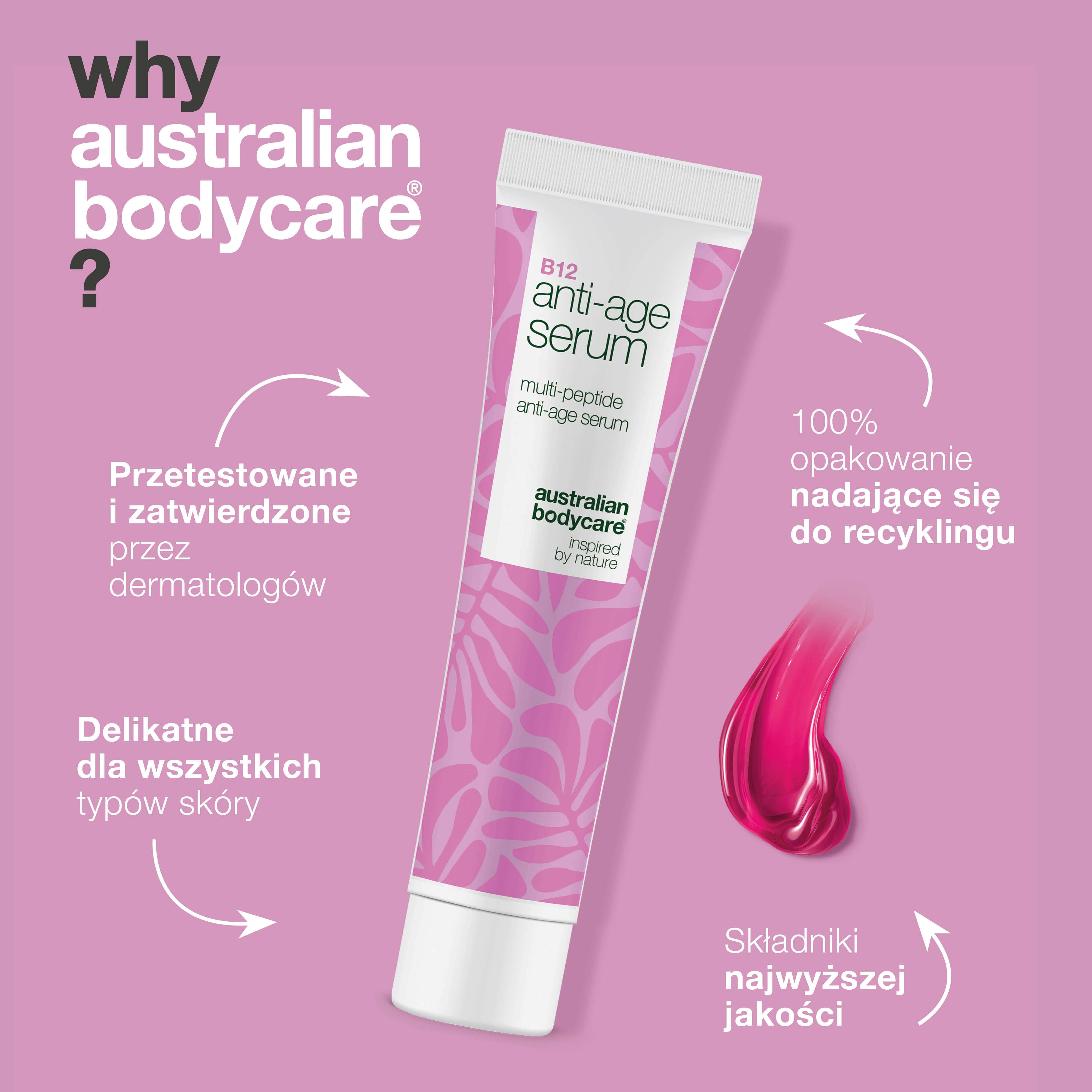 B12 Anti-Aging Serum – Redukuje zmarszczki i ujędrnia skórę – B12 Firming Serum redukuje widoczne oznaki starzenia i poprawia elastyczność skóry. Ciesz się promienną skórą już dziś!