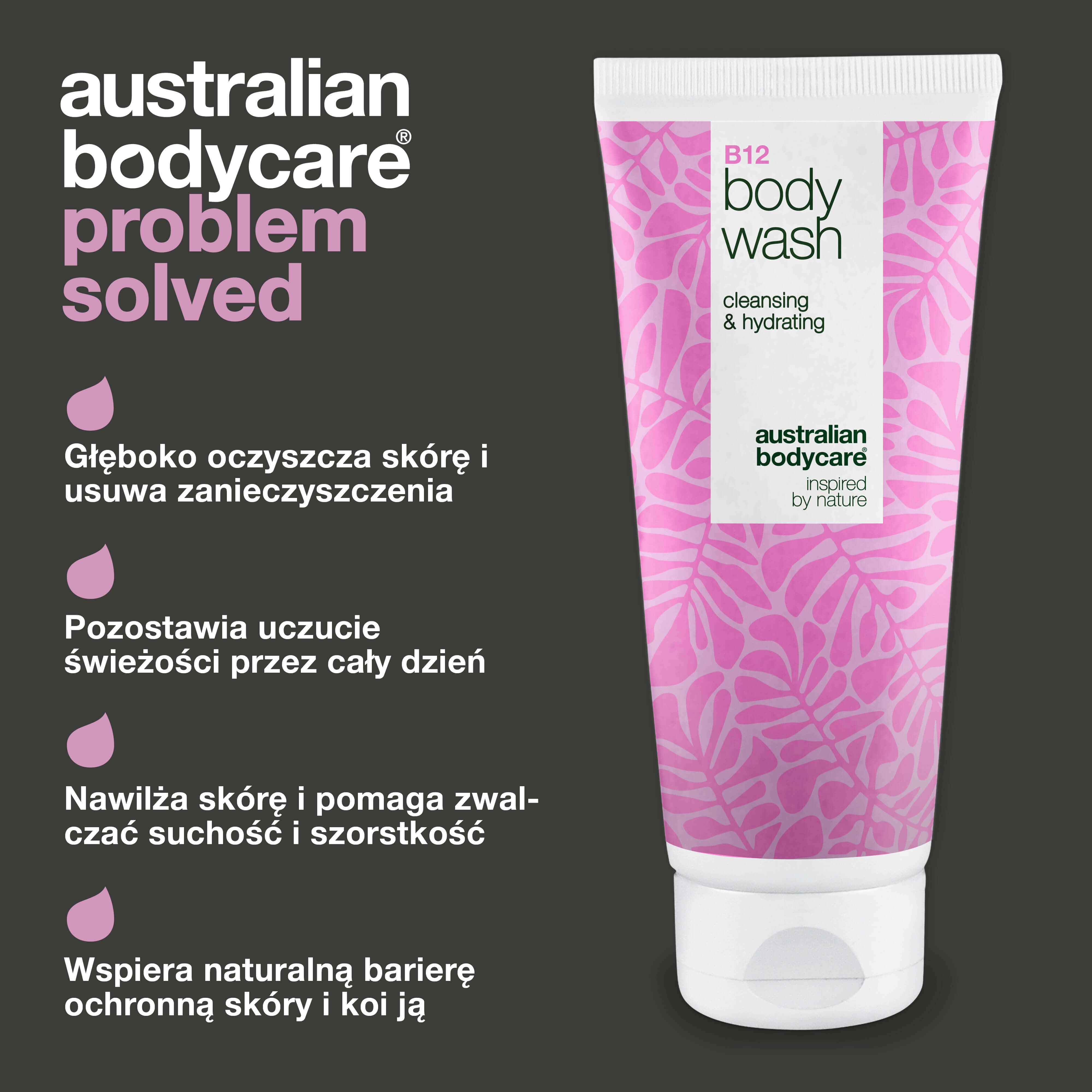Body Wash z B12 – Nawilżenie i pielęgnacja na co dzień — B12 Body Wash – codzienna pielęgnacja, która oczyszcza i głęboko nawilża.