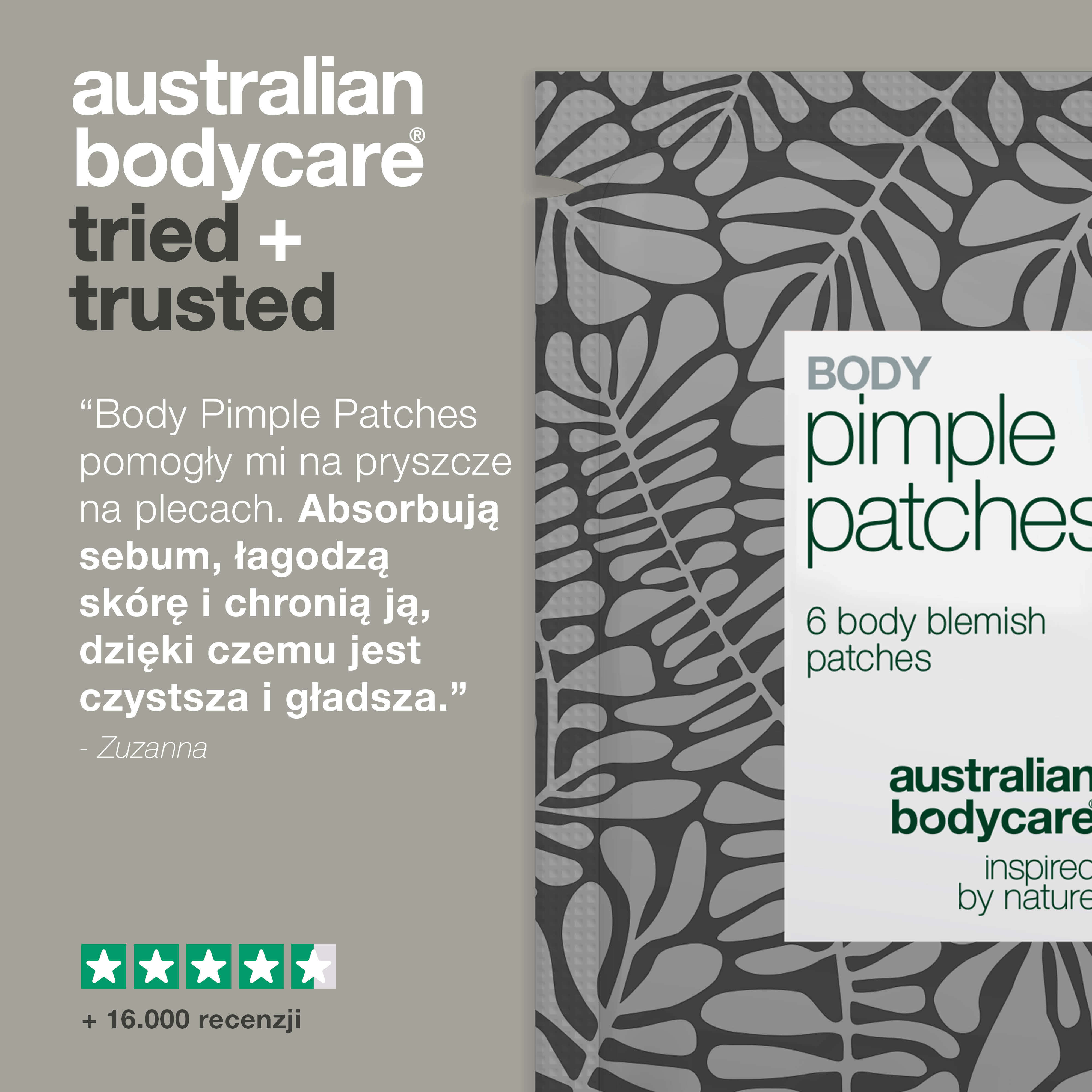 Body Pimple Patches – Plastry na wypryski na ciele — Body Pimple Patches – Skuteczna terapia na wypryski na plecach i klatce