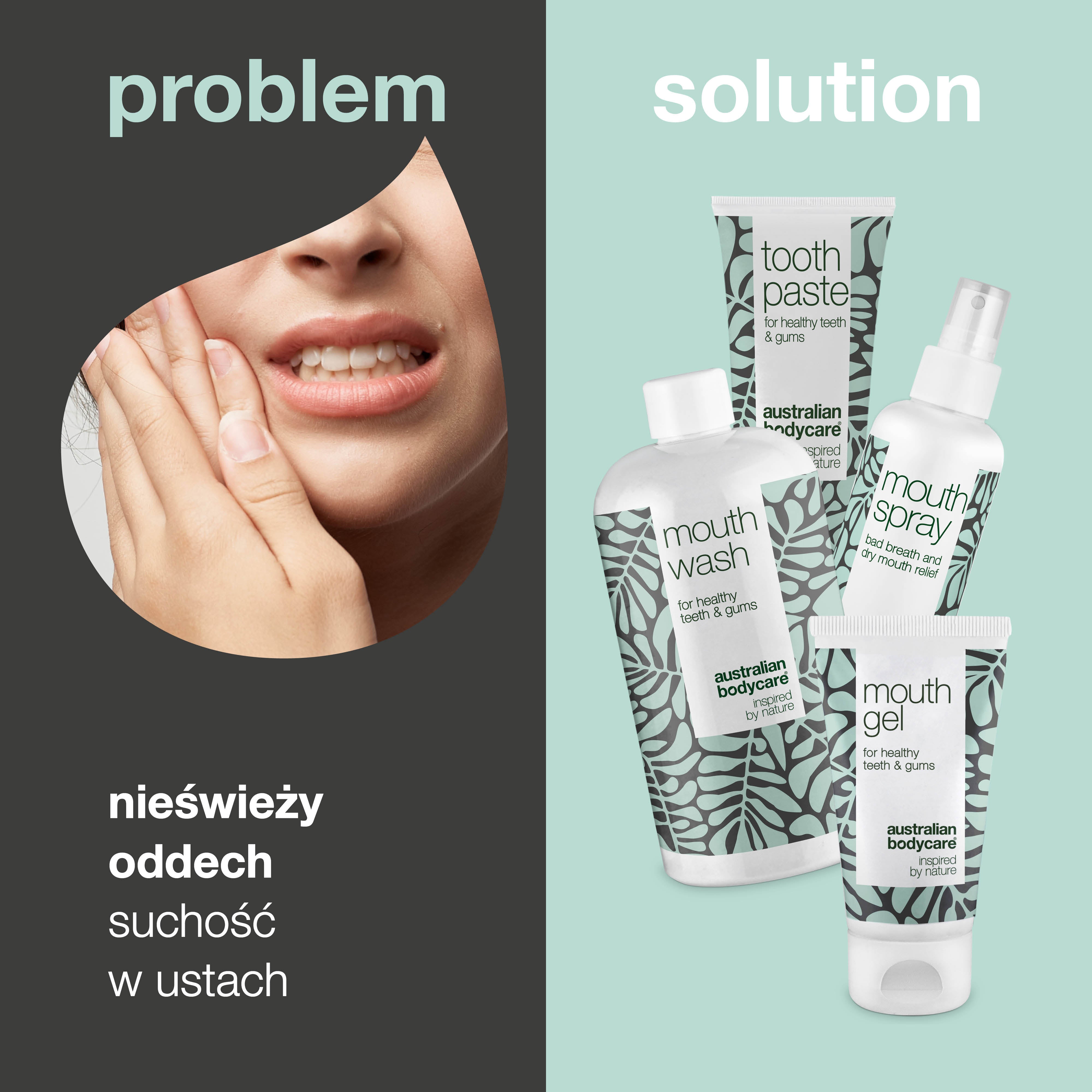 Dry Mouth 4 Pack — 4 nawilżające produkty do pielęgnacji suchości jamy ustnej