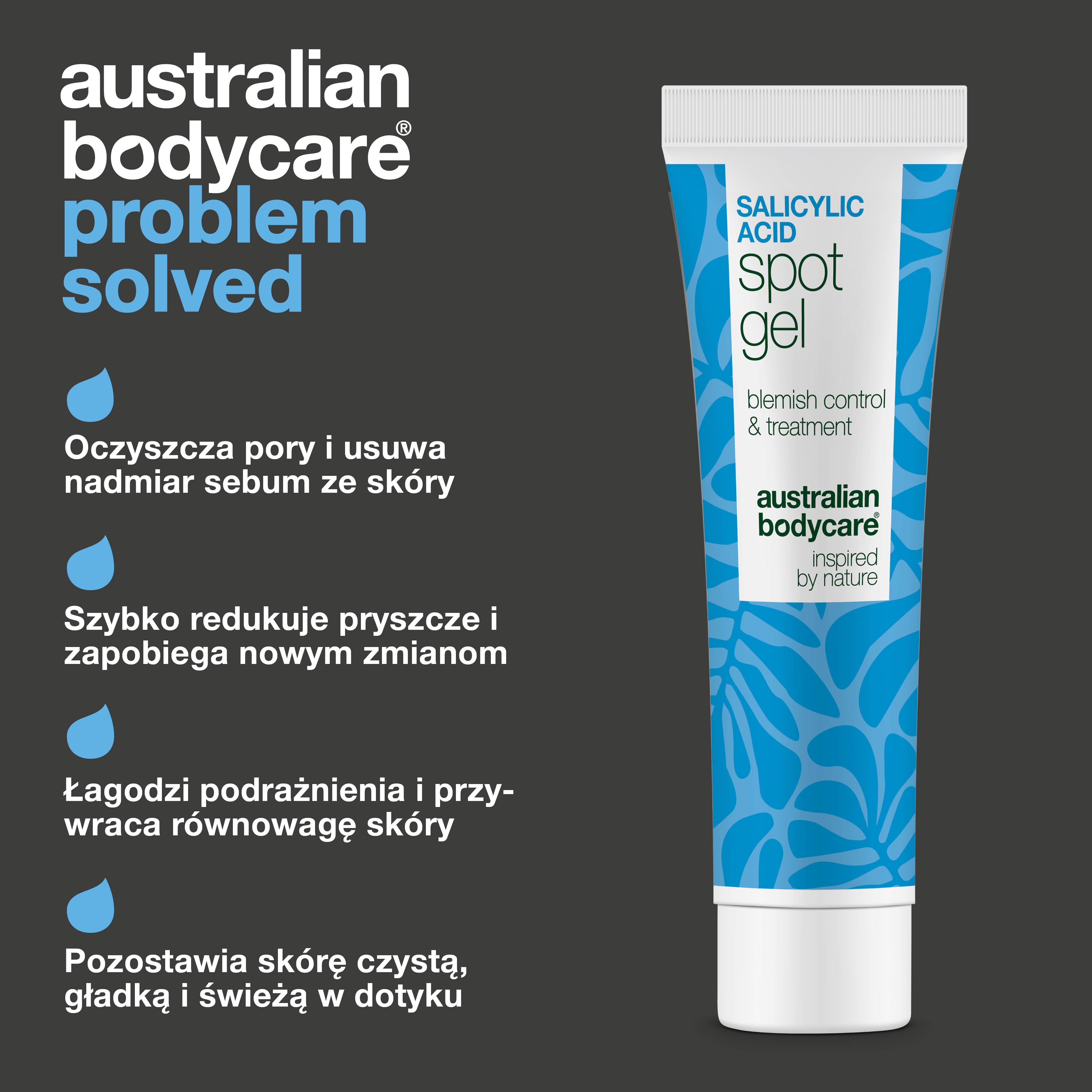 Żel punktowy z kwasem salicylowym na wypryski, zaskórniki i zaczerwienienia – oczyszcza pory i łagodzi skórę