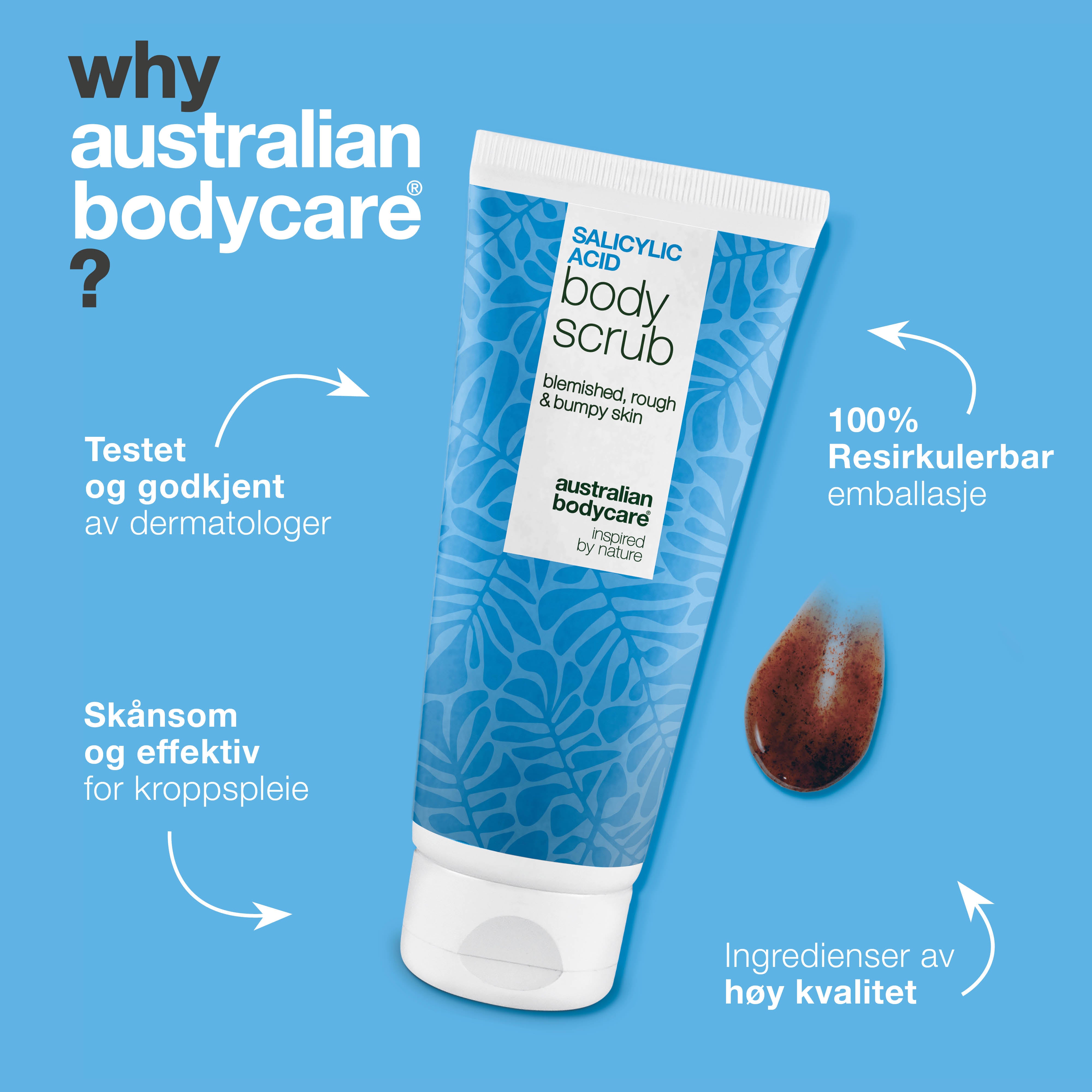 Shave Scrub wygładza i łagodzi skórę po goleniu. Skuteczny na wrastające włoski. Kluczowe składniki: Kwas salicylowy, Kwas glikolowy, Gliceryna, Alantoina.