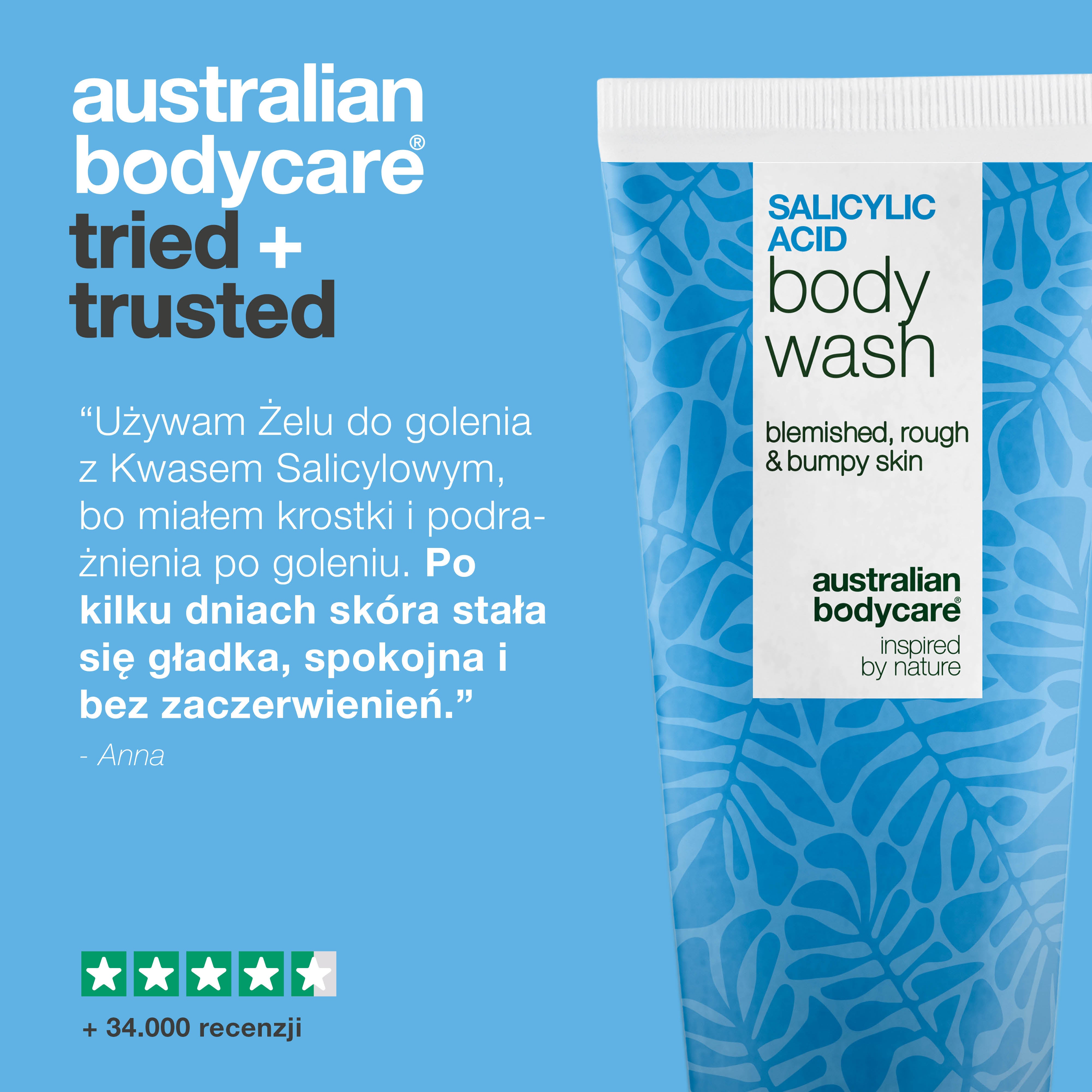 Żel do golenia z kwasem salicylowym – zapobiega wrastającym włoskom i łagodzi podrażnienia