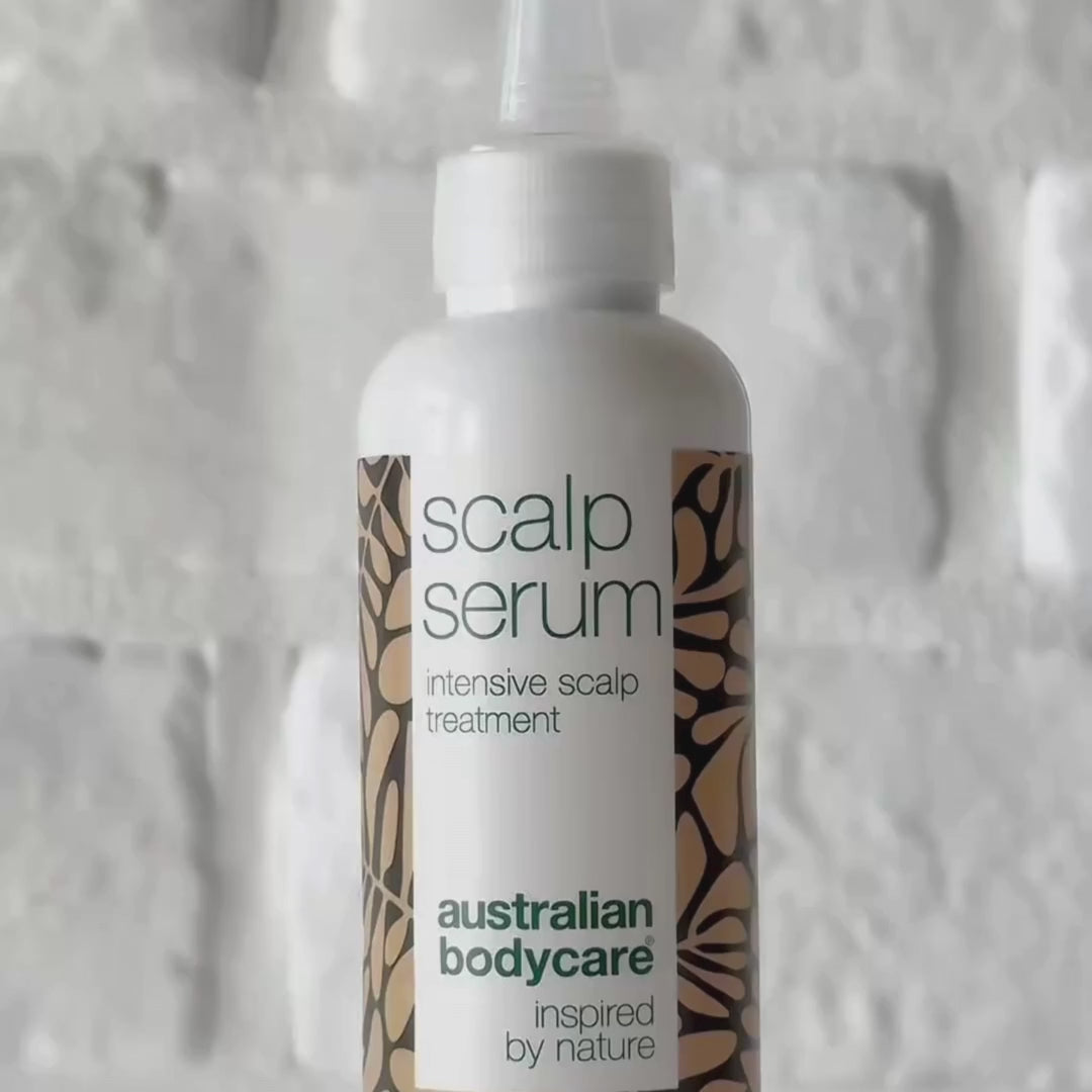 Serum na skórę głowy przeciw łupieżowi i suchości – łagodzi swędzenie, przetłuszczanie i podrażnienia – Australian Bodycare