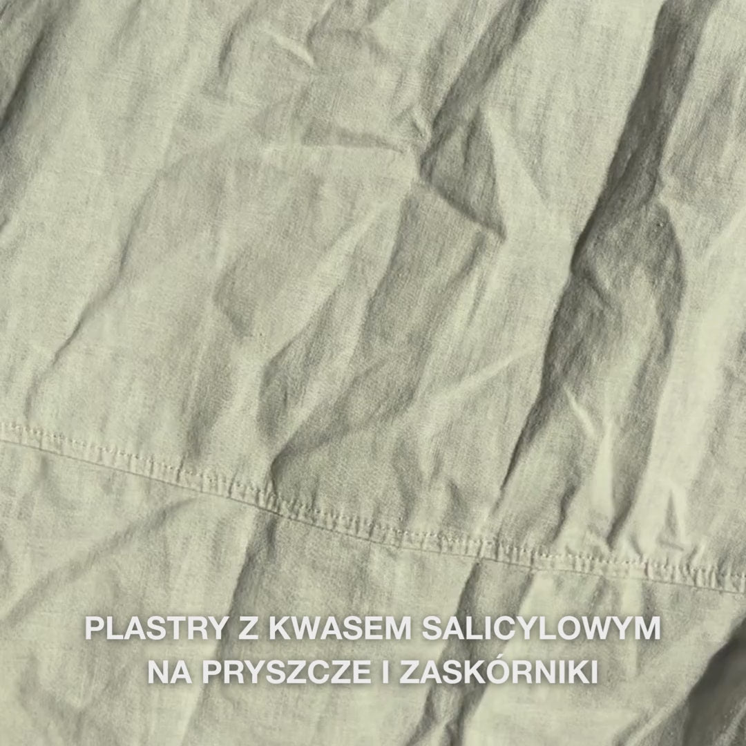 Plastry na niedoskonałości, zaczerwienienia i podrażnienia skóry. Z kwasem salicylowym, Camellia Sinensis i kwasem hialuronowym dla skutecznej pielęgnacji.