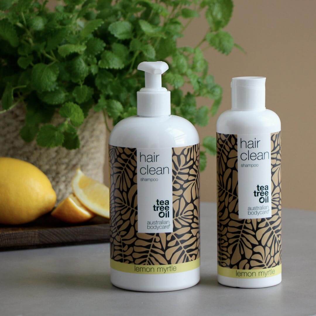 Zestaw do pielęgnacji skóry głowy z mirtem cytrynowym — 3x produkty z Tea Tree olejkiem i mirtem cytrynowym na łupież i suchą skórę głowy