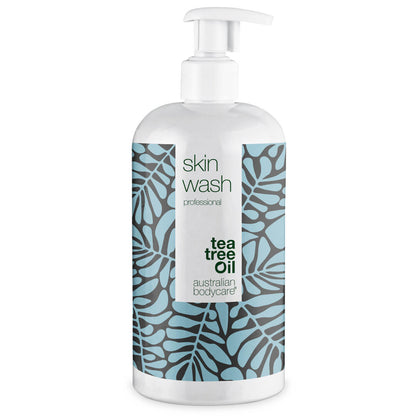 Płyn do mycia ciała z Tea Tree olejkiem - Profesjonalny płyn do mycia ciała przeciw pryszczom i zanieczyszczonej skórze