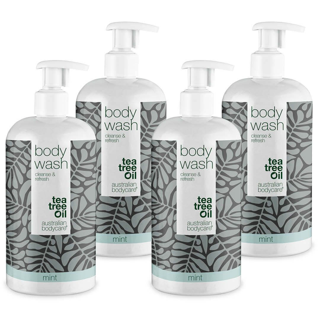 4 w cenie 3 Tea Tree Body Wash 500 ml Mint — specjalna oferta - Pakiet 4 Body Wash (500 ml): Tea Tree Oil Mint